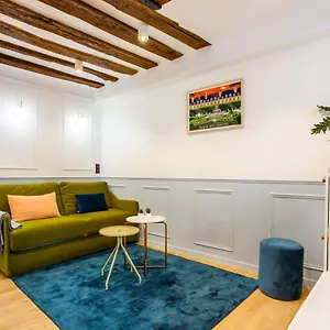  Apartamento Charming - 1br-4p - Le Marais