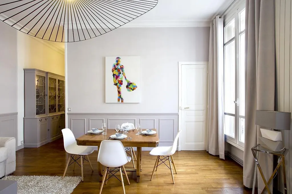 Apartment Ferienwohnung Habitat Parisien - 1Br-1Ba - Galeries Lafayette